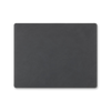 A black LIND DNA Square Dinner Mat on a white background.