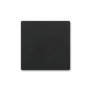 A water resistant SQUARE GLASS MAT on a white background made of recycled leather, by LIND DNA.