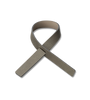 A NAPKIN LOOP (SET OF 4) made from recycled leather on a white background.
