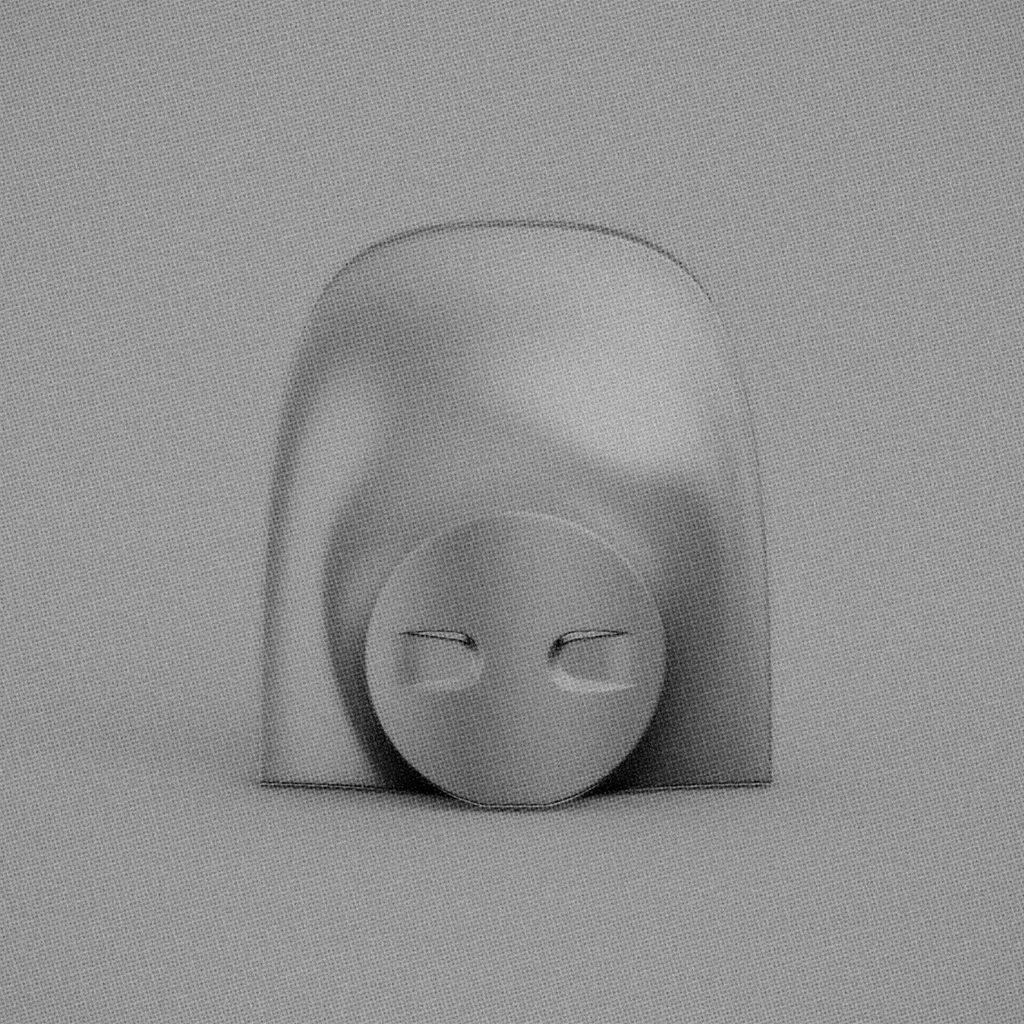A COINK PIGGY BANK BOOKEND with a face on it, made by STUDIO HENRY WILSON in collaboration with Gestalt Haus.