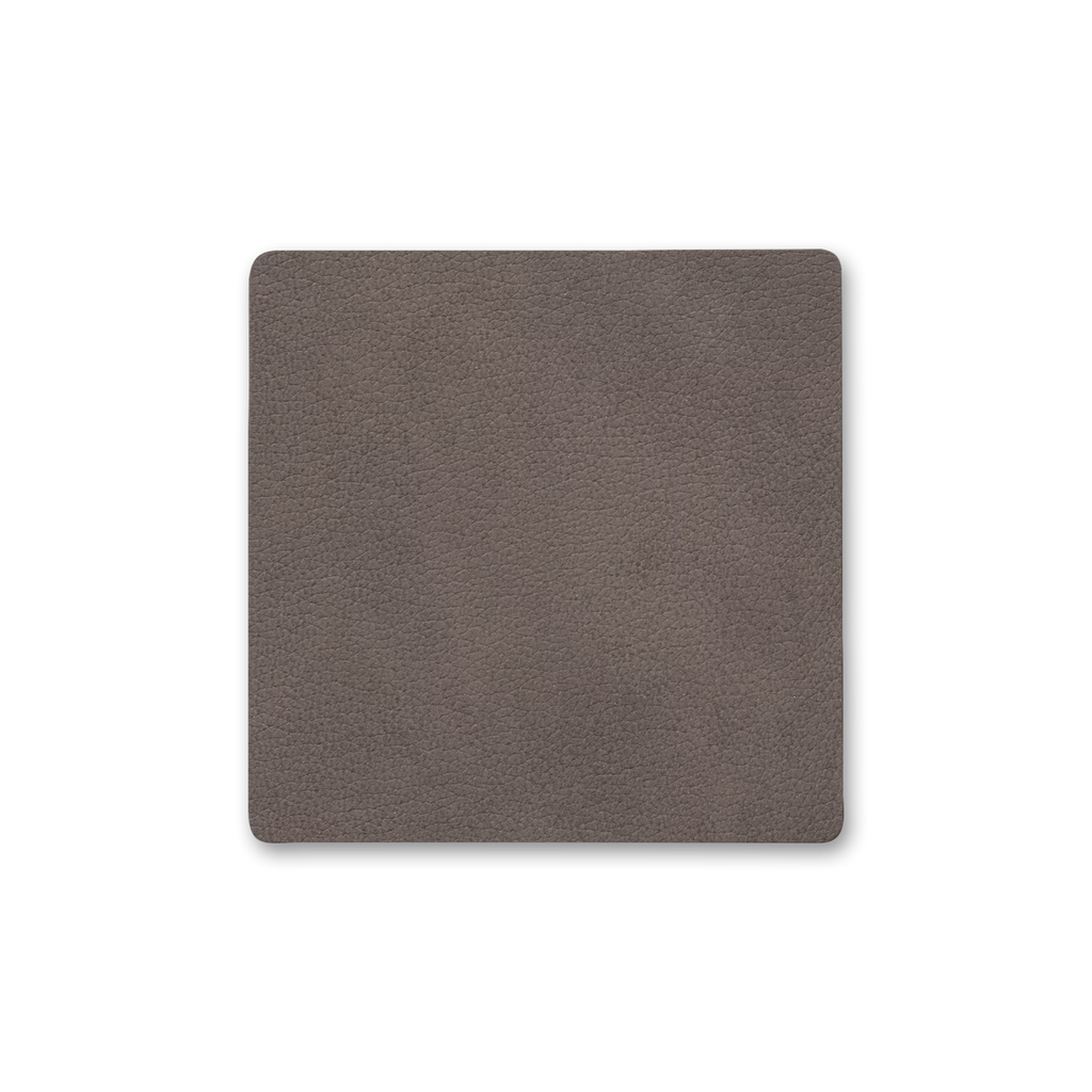A LIND DNA SQUARE GLASS MAT on a white background.