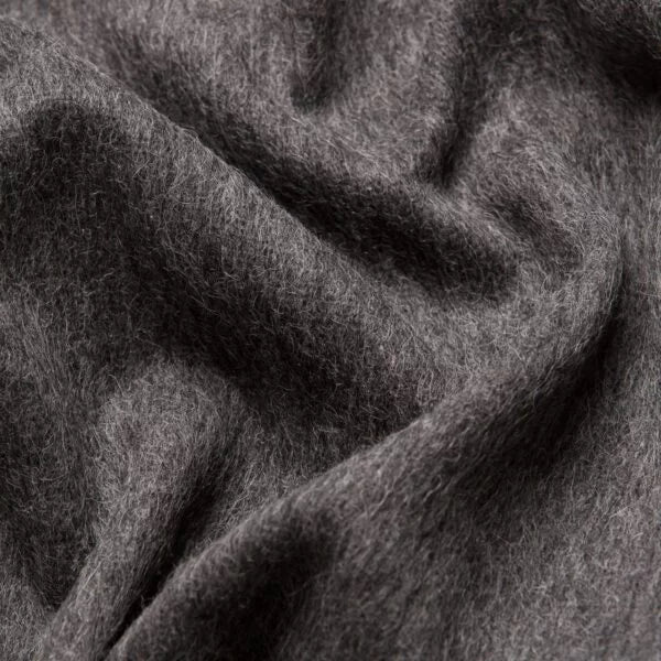 A close up image of a Gestalt Haus ALPACA THROW.
