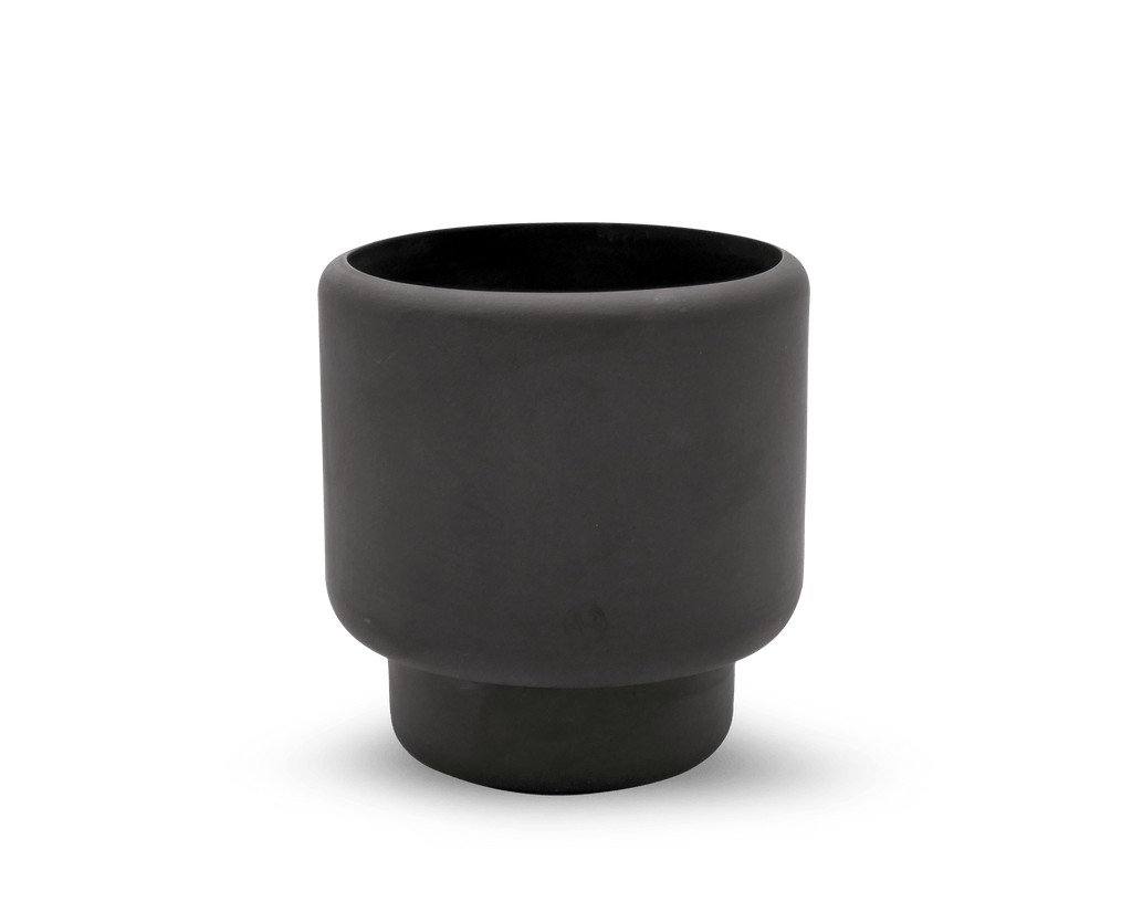 A BOTANY PORCELAIN PLANT POT in a Gestalt Haus design by AARON PROBYN on a white background.