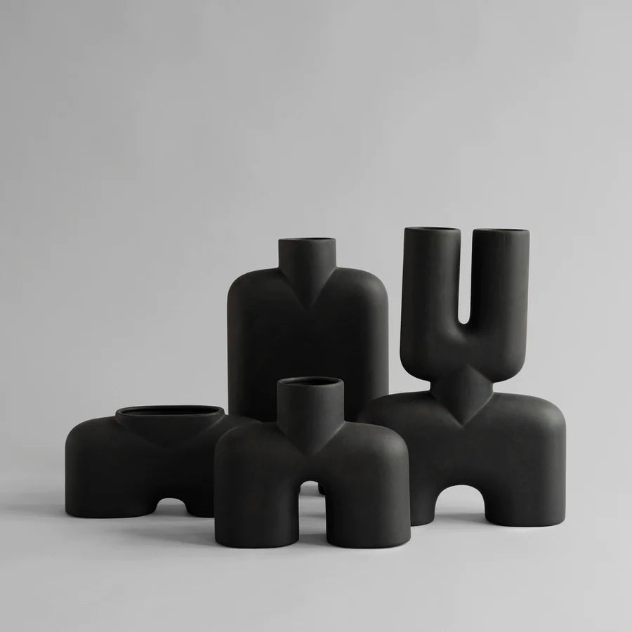 A group of COBRA TALL SCULPTURES by 101 COPENHAGEN showcased against a white background.