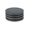 A set of Gestalt Haus concrete coasters on a white background.
