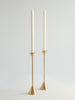 Two Gestalt Haus candle holders on a white background.