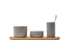 A Gestalt Haus ceramic bathroom set.