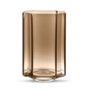 A FUNKI VASE ASYMMETRIC by LOUISE ROE showcased on a white background with an element of Gestalt.