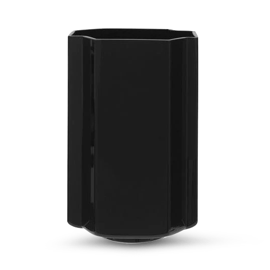 A FUNKI VASE ASYMMETRIC by LOUISE ROE showcased on a white background.