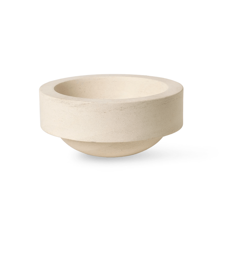 A LOUISE ROE GALLERY OBJECT BOWL on a white background featuring a Gestalt Haus design.