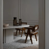 A set of Louise Roe glass containers arranged in a Gestalt Haus-inspired room.