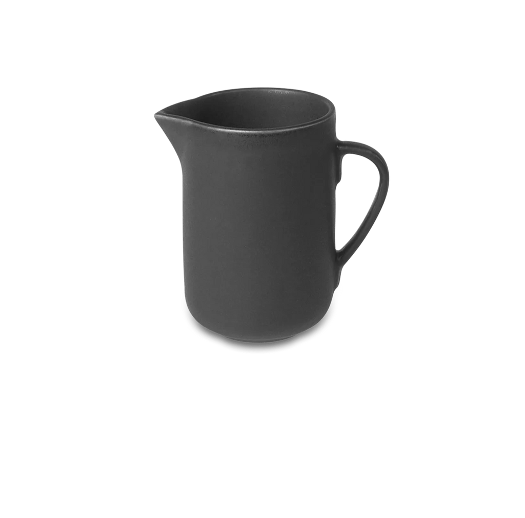 A Gestalt Haus inspired PISU PITCHER by LOUISE ROE showcased on a sleek black background.