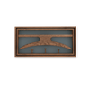 A KLASSIK STUDIO wooden coat rack called THE HANGER featuring two hooks in a Gestalt Haus design.